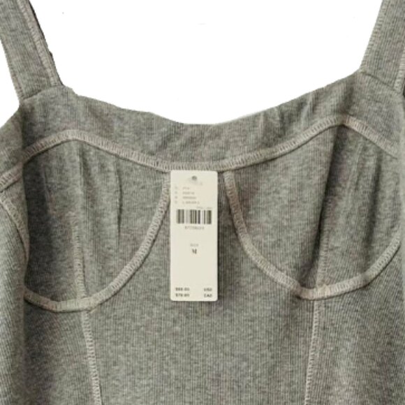 Brand New By Anthropologie Sleeveless Contrast Stitch Mini Dress - Picture 10 of 11